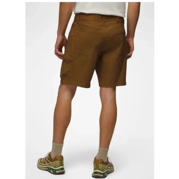 Prana Men’s Stretch Zion Hybrid Short II Size 32 in Sepia 7” inseam Sustainable - Picture 10 of 10